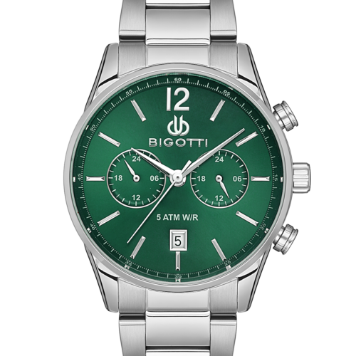 ساعة بيجوتي ميلانو الرجالية STAINLESS STEEL STRAP WATCH – BG.1.10509-4