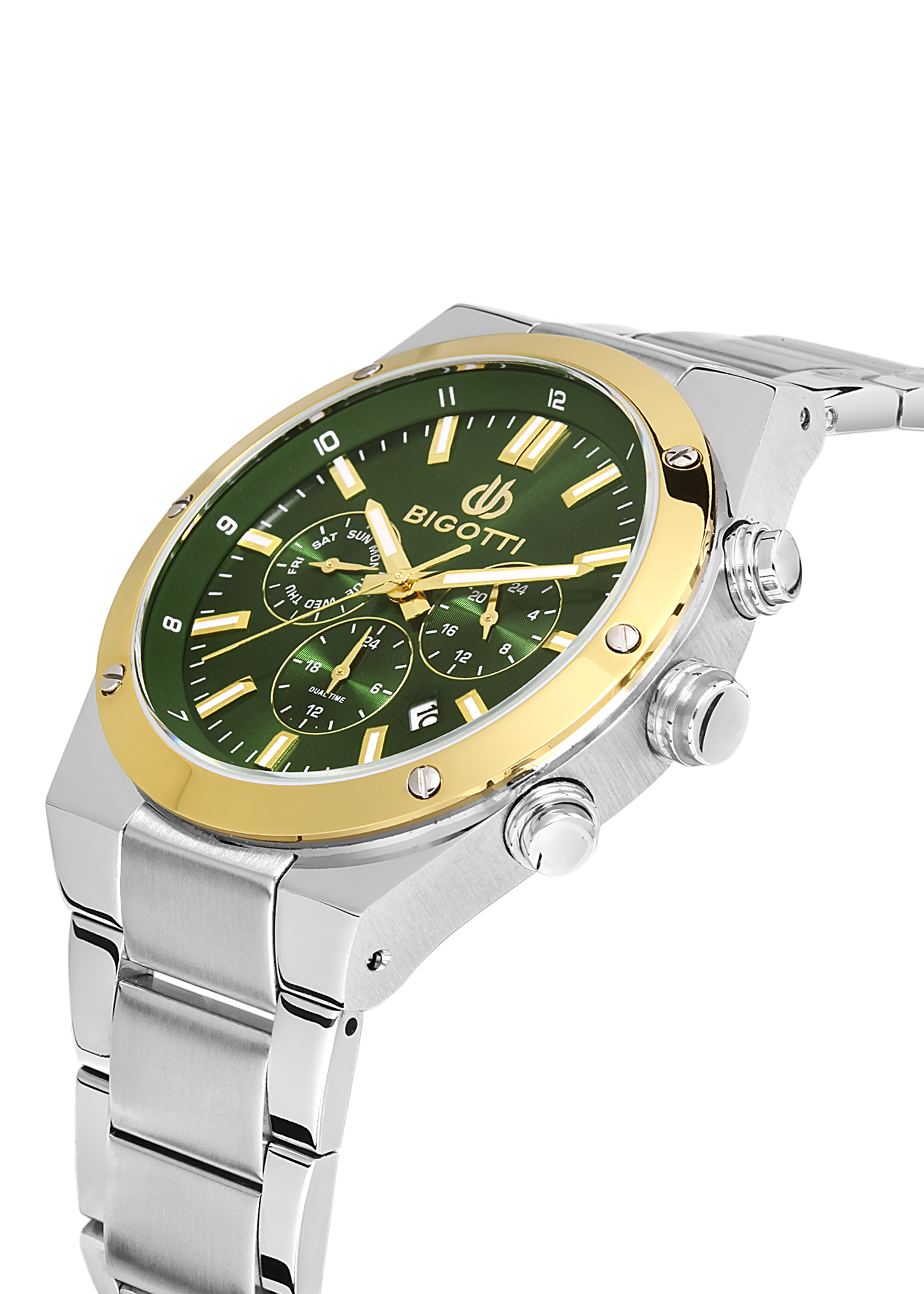 ساعة بيجوتي ميلانو الرجالية STAINLESS STEEL STRAP WATCH – BG.1.10511-4 - الصورة 3