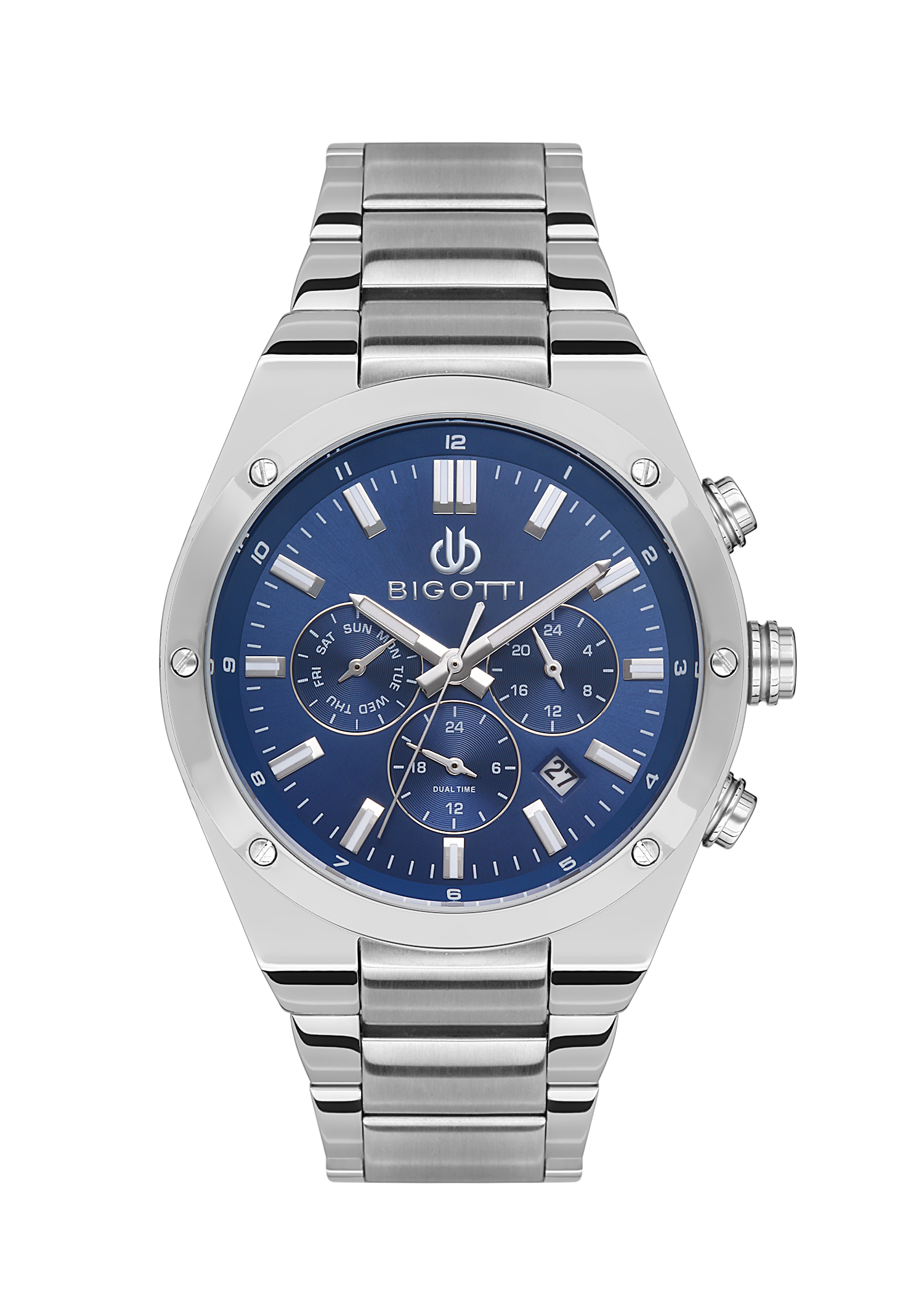 ساعة بيجوتي ميلانو الرجالية STAINLESS STEEL STRAP WATCH – BG.1.10511-3