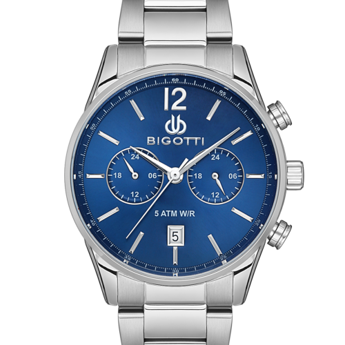 ساعة بيجوتي ميلانو الرجالية STAINLESS STEEL STRAP WATCH – BG.1.10509-3