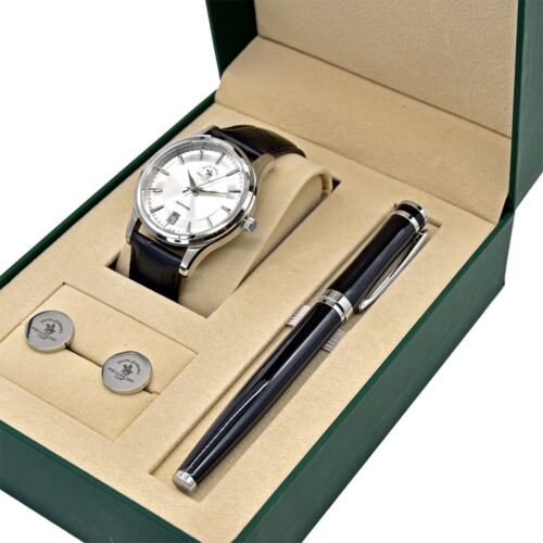 SANTA BARBARA MEN’S LEATHER WATCH SB.1.10507-1