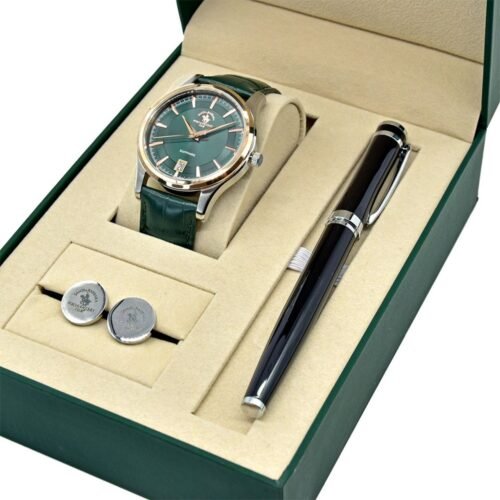 SANTA BARBARA MEN’S LEATHER WATCH SB.1.10507-5