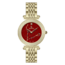 DASH ACTION WATCH-WOMEN-STAINLESS STEEL-GOLD AND BROWN D1942.1-GC