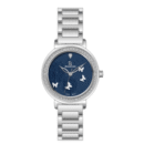 DASH ACTION WATCH-WOMEN-STAINLESS STEEL-SILVER AND BLUE DA1941-SP