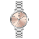 REYS WATCH WATCH-WOMEN-STAINLESS STEEL-SILVER AND ROSE GOLD R2039-SR