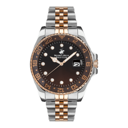 ساعة بيفرلي هيلز بولو كلوب الرجالية Analog Brown Dial Watch – BP3126X.540