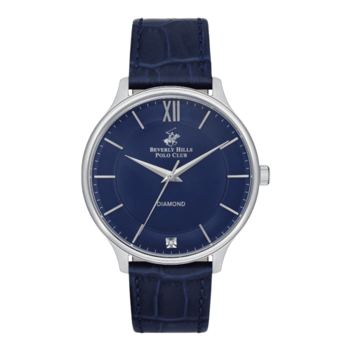 ساعة بيفرلي هيلز بولو كلوب الرجالية Analog Dark Blue Dial Watch – BP3308X.399