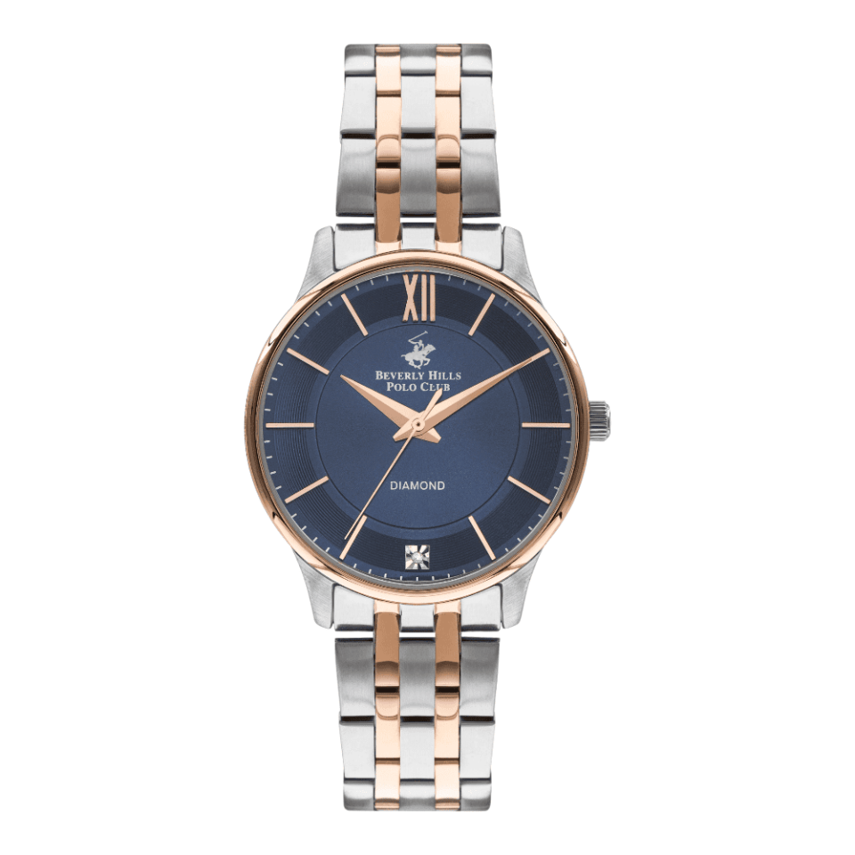 ساعة بيفرلي هيلز بولو كلوب النسائية Analog White Mop Dial Watch – BP3309X.590