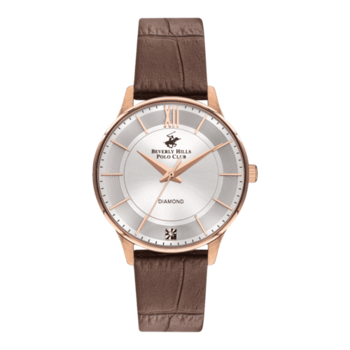 ساعة بيفرلي هيلز بولو كلوب النسائية Analog White Mop Dial Watch – BP3310X.432