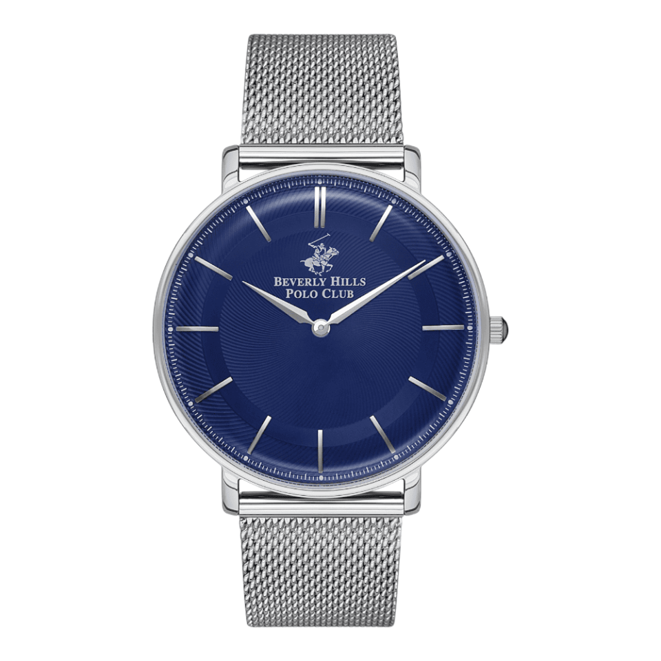 ساعة بيفرلي هيلز بولو كلوب الرجالية Analog Blue Dial Watch – BP3321X.390