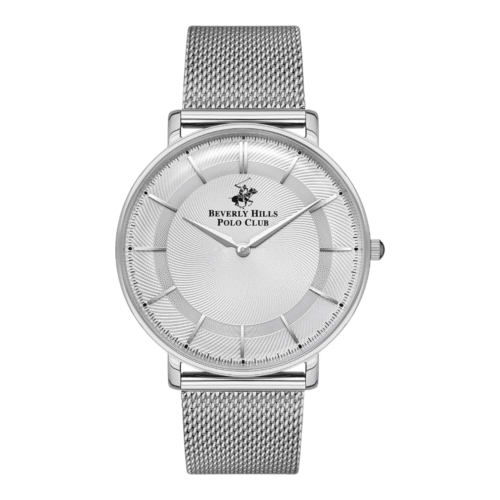 ساعة بيفرلي هيلز بولو كلوب الرجالية Analog Silver Dial Watch – BP3321X.330