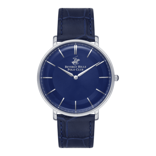 ساعة بيفرلي هيلز بولو كلوب الرجالية Analog Dark Blue Dial Watch – BP3322X.399