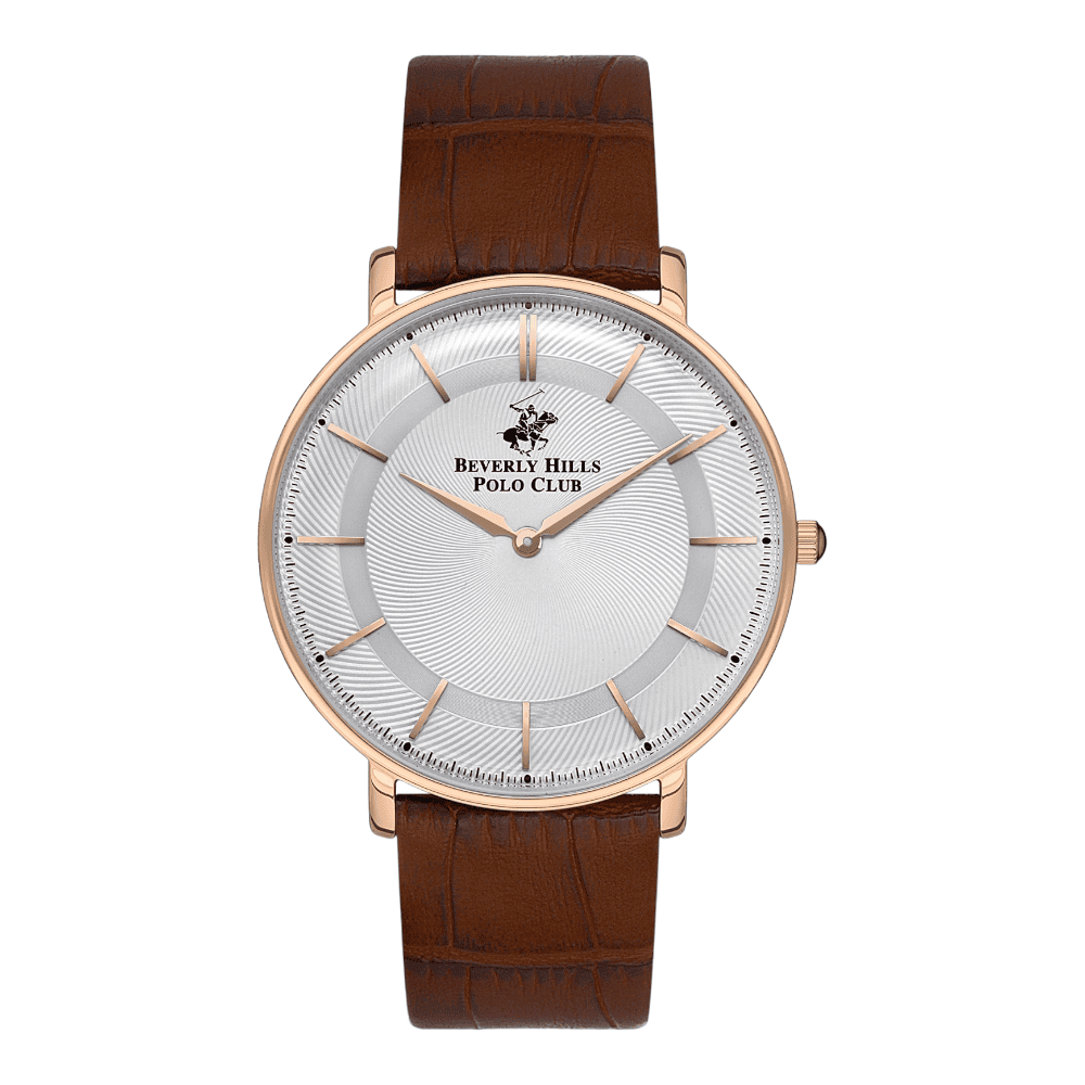 ساعة بيفرلي هيلز بولو كلوب الرجالية Analog Silver Dial Watch – BP3322X.432