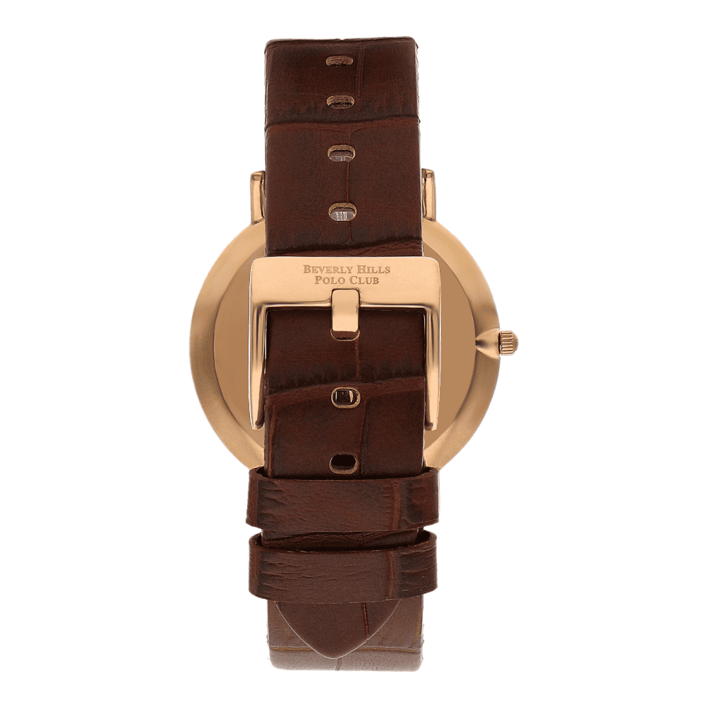 ساعة بيفرلي هيلز بولو كلوب الرجالية Analog Silver Dial Watch – BP3322X.432