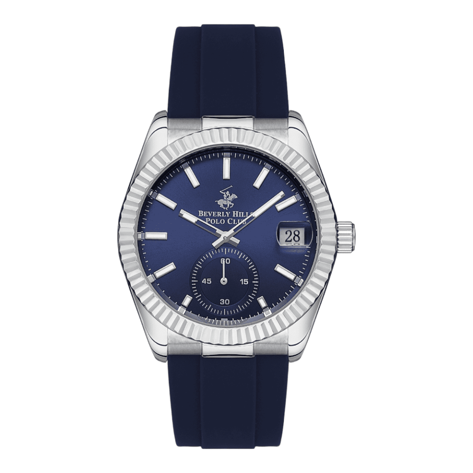 ساعة بيفرلي هيلز بولو كلوب الرجالية Analog Dark Blue Dial Watch – BP3325X.399