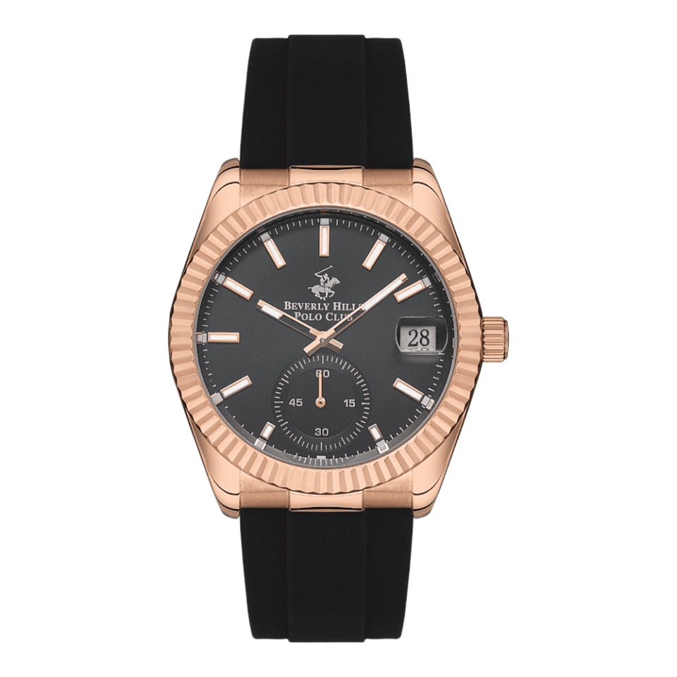 ساعة بيفرلي هيلز بولو كلوب الرجالية Analog Black Dial Watch – BP3325X.461