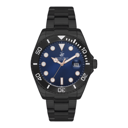 ساعة بيفرلي هيلز بولو كلوب الرجالية Analog Dark Blue Dial Watch – BP3328X.690