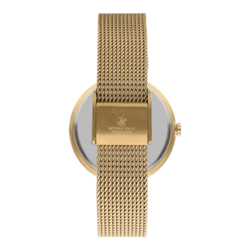 ساعة بيفرلي هيلز بولو كلوب النسائية Analog White Mop Dial Watch – BP3334X.120