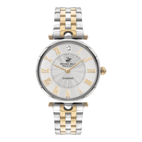 ساعة بيفرلي هيلز بولو كلوب النسائية Analog Silver Dial Watch – BP3335X.230
