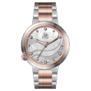 REYS WATCH WATCH-WOMEN-STAINLESS STEEL-SILVER AND ROSE GOLD R2021-TRS