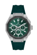 ساعة بيفرلي هيلز بولو كلوب الرجالية Multi Function Green Dial Watch – BP3557X.375