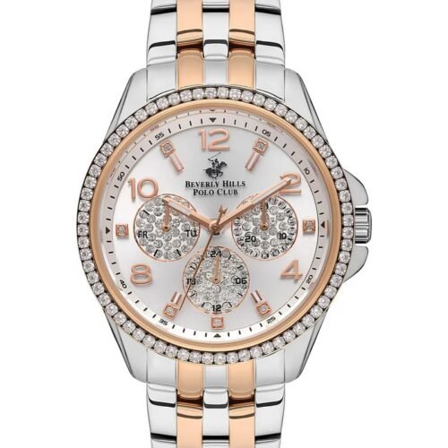 ساعة بيفرلي هيلز بولو كلوب النسائية Analog Silver Dial Watch – BP3572C.530