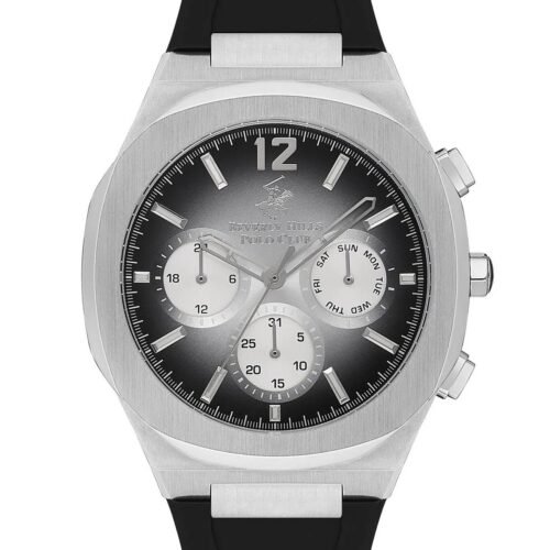 ساعة بيفرلي هيلز بولو كلوب الرجالية Multi Function Black Dial Watch – BP3539X.351