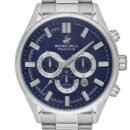 ساعة بيفرلي هيلز بولو كلوب الرجالية Multi Function Blue Dial Watch – BP3395X.390
