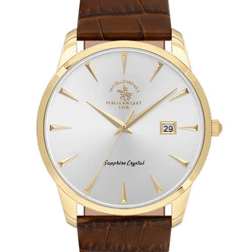 ساعة سانتا برابرا رجالى SILVER DIAL SB.1.10606-6