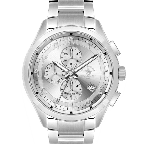 ساعة سانتا برابرا رجالى SILVER DIAL SB.1.10614-7