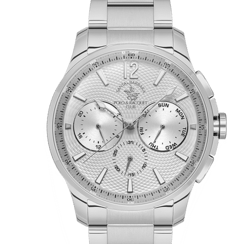 ساعة سانتا برابرا رجالى SILVER DIAL SB.1.10537-1