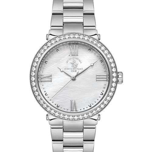 ساعة سانتا برابرا حريمي WHITE MOP DIAL SB.1.10553-1