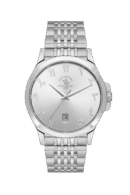 ساعة سانتا برابرا رجالى SILVER DIAL SB.1.10618-7