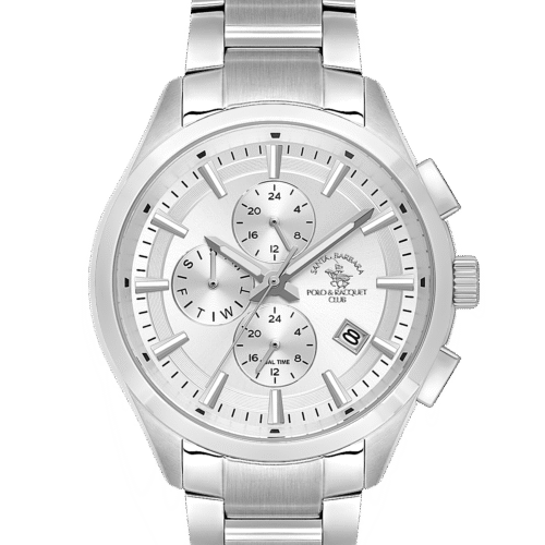 ساعة سانتا برابرا رجالى SILVER DIAL SB.1.10614-1