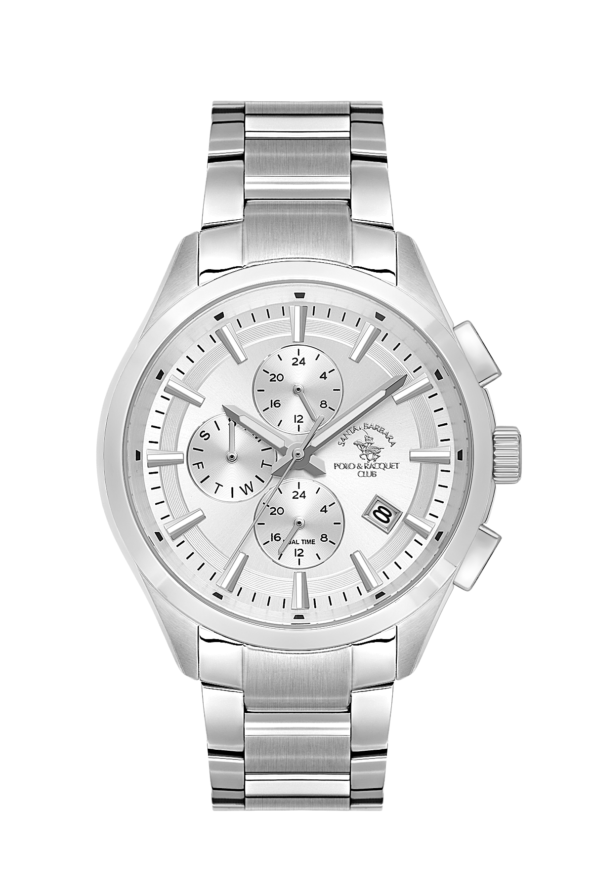 ساعة سانتا برابرا رجالى SILVER DIAL SB.1.10614-1