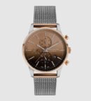 LEE COOPER Multi Function Round Rose Gold Dial Watch – LC07084.510