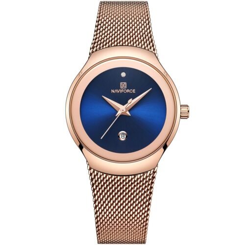 ساعة نافي فورس حريمي NF5004-RG-BE