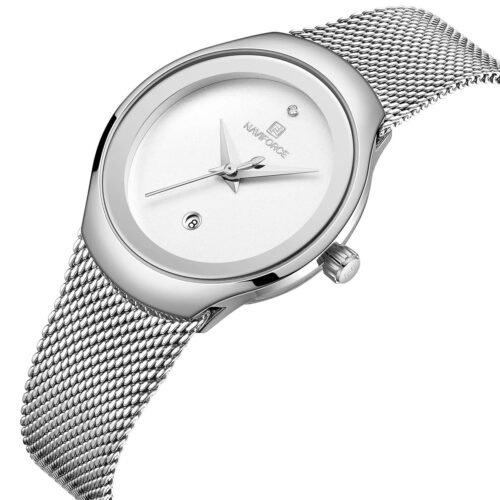 ساعة نافي فورس حريمي NF5004-S-W