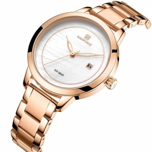 ساعة نافي فورس حريمي NF5008-RG-W