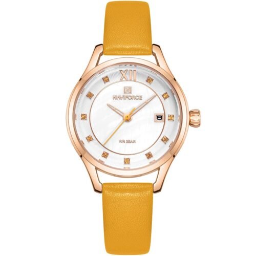 ساعة نافي فورس حريمي NF5010-RG-W-Y