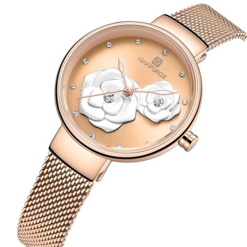 ساعة نافي فورس حريمي NF5013-RG-RG-RG