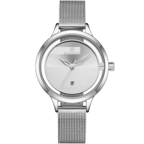 ساعة نافي فورس حريمي NF5014-S-W