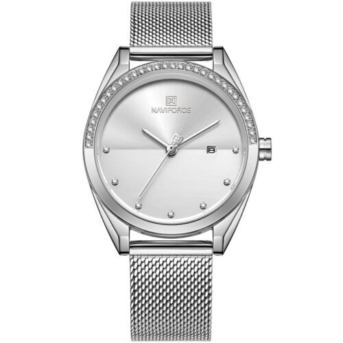 ساعة نافي فورس حريمي NF5015-S-W