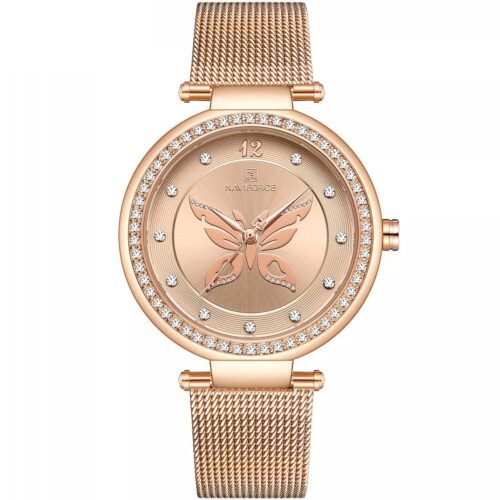 ساعة نافي فورس حريمي NF5018-RG-RG