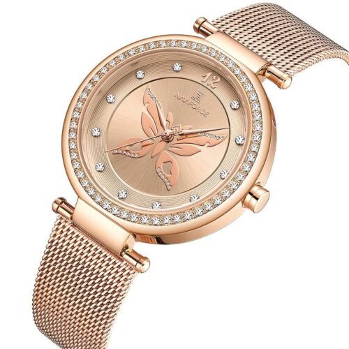 ساعة نافي فورس حريمي NF5018-RG-RG