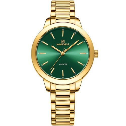 ساعة نافي فورس حريمي NF5025-G-GN