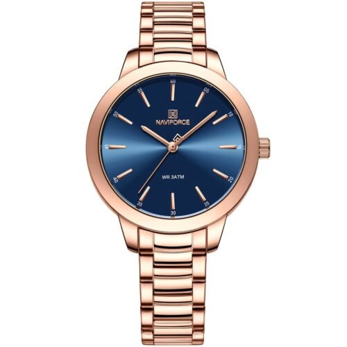 ساعة نافي فورس حريمي NF5025-RG-BE