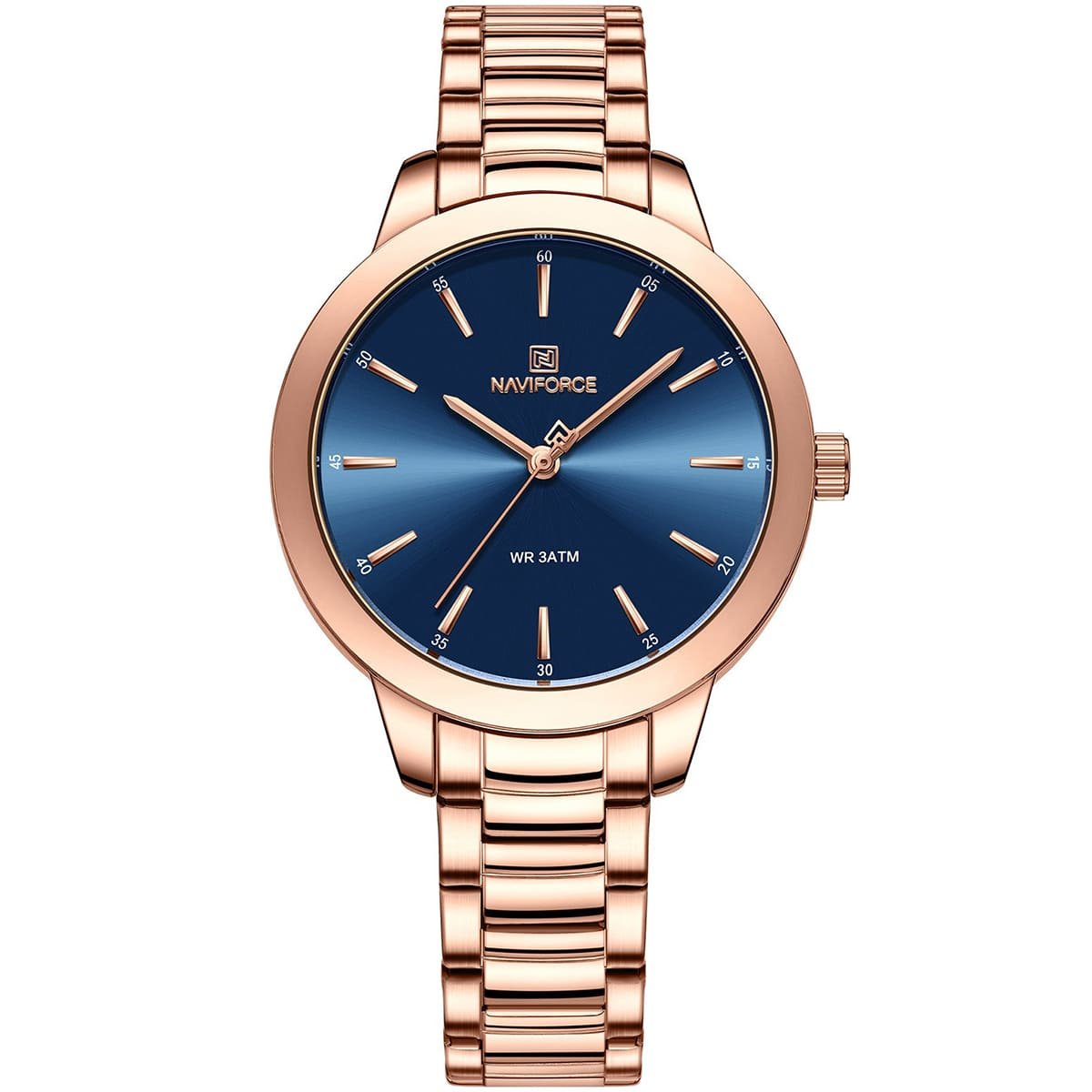 ساعة نافي فورس حريمي NF5025-RG-BE