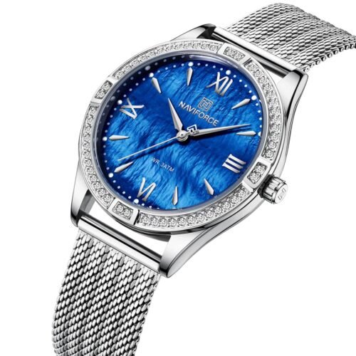 ساعة نافي فورس حريمي NF5028-S-D-BE