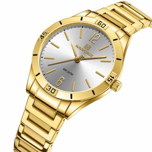 ساعة نافي فورس حريمي NF5029-G-W